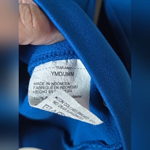 Boy's Under Armour Quarter Zip Fleece Pullover Performance Track Top, Medium - Picture 2 of 2